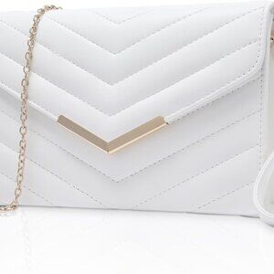 Black Patent Crocodile Evening Clutch Purse for Women with Rhinestone Bow Chain